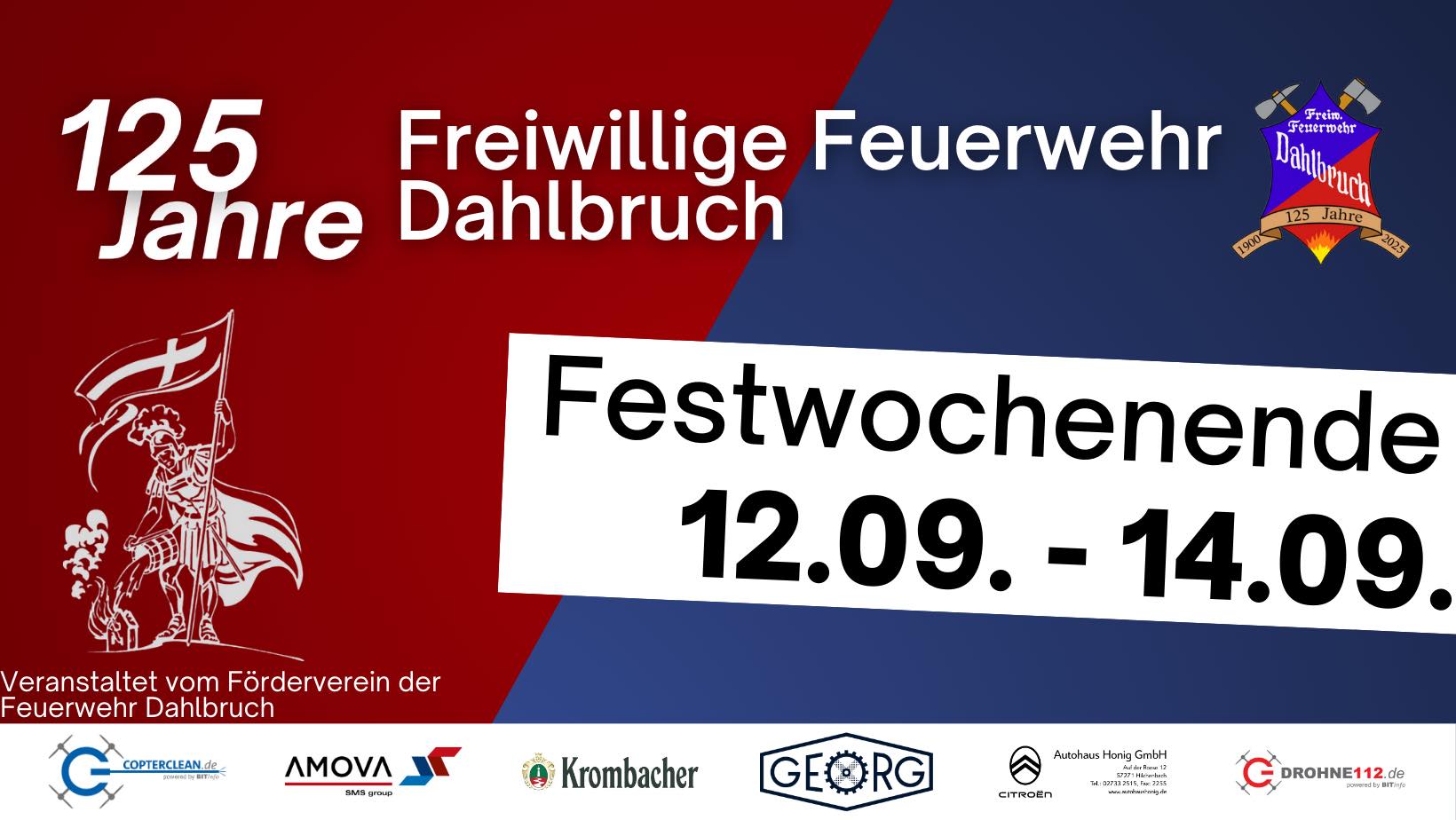 Jubiläum 125 Jahre FF Dahlbruch